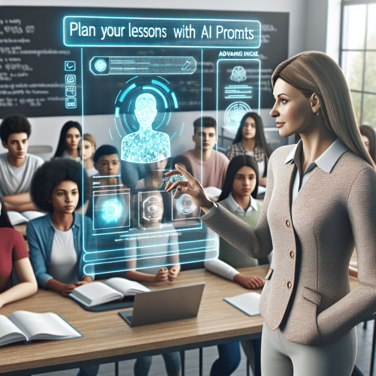Plan Your Lessons with AI Prompts