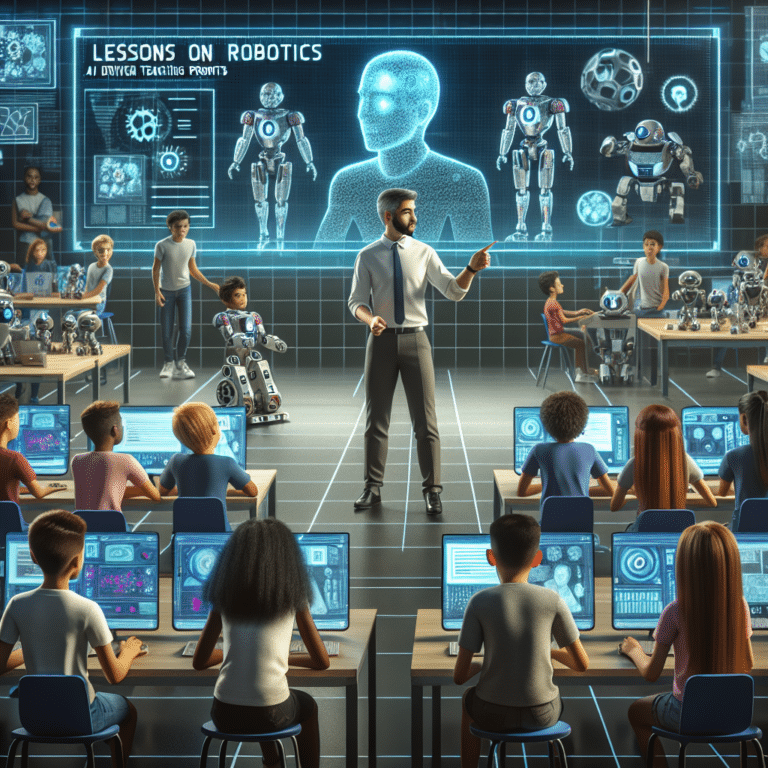 Lessons on Robotics: AI Driven Teaching Prompts
